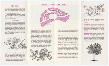 Dean Bond Rose Garden Pamphlet Side 2